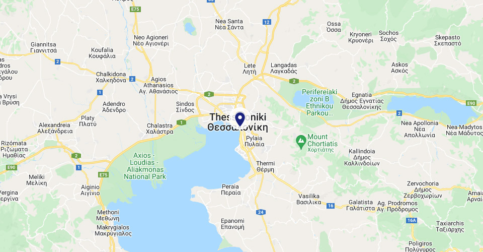thessaloniki map